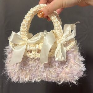 Handmade Mini Purse With Bow Detailing